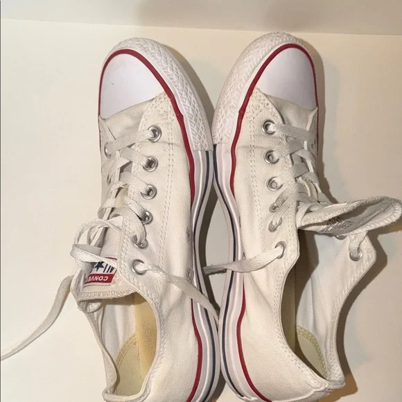 Converse Chuck Taylor All Star Low Top White | Men’s 7 Women’s 9 | Fair Cond - Picture 10 of 10